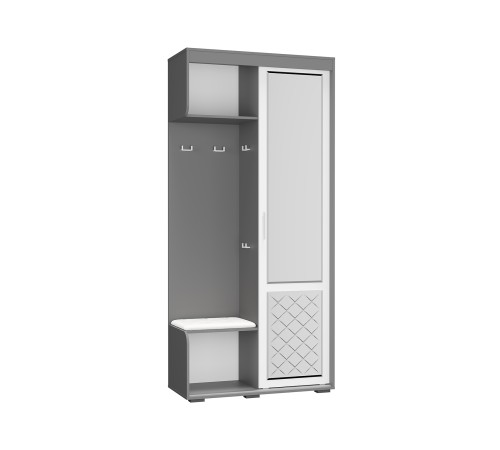 Прихожая Варда, графит/белый Прихожая Варда, графит/белый