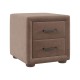 Тумба прикроватная Шерон, какао велюр 019
