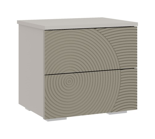 Тумба прикроватная Атлантис, кашемир/флан матовая