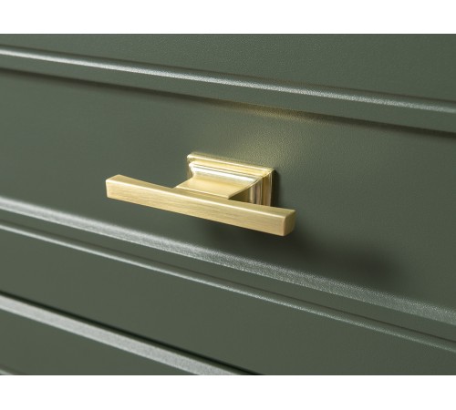 Тумба прикроватная Марион 16.14, дымчатый Зеленый/олива шагрень/белый шагрень