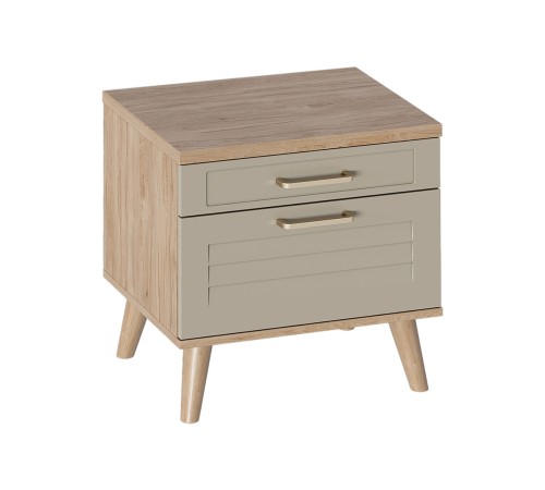 Тумба прикроватная Гавана, дуб натуральный светлый/светло-серый софт Тумба прикроватная Гавана, дуб натуральный светлый/светло-серый софт