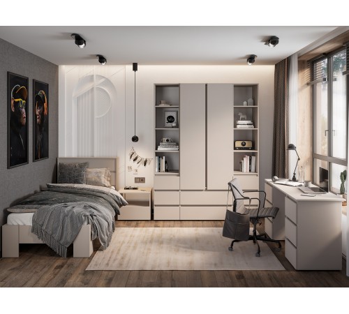 Тумба прикроватная Элли, кашемир