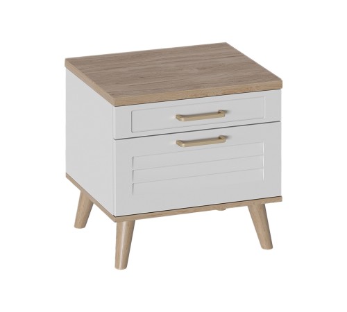 Тумба прикроватная Гавана, белый аляска/белый матовый Тумба прикроватная Гавана, белый аляска/белый матовый