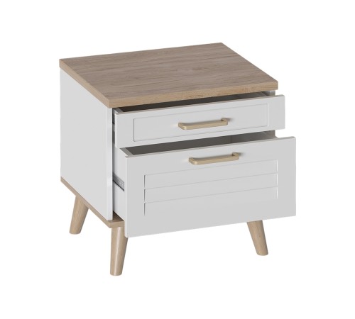 Тумба прикроватная Гавана, белый аляска/белый матовый Тумба прикроватная Гавана, белый аляска/белый матовый