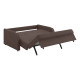 Диван Сантос 140, коричневый