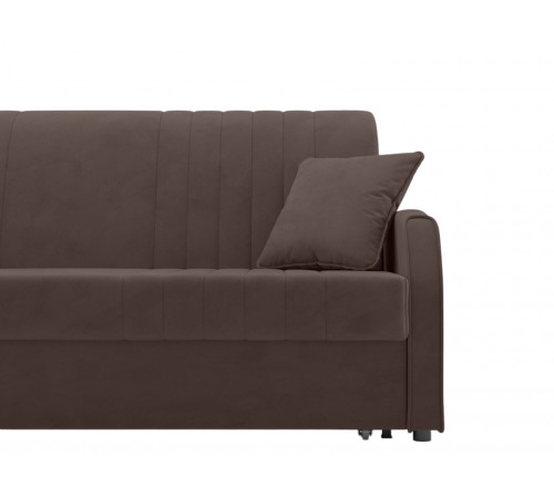 Диван Сантос 180 с ящиком, коричневый