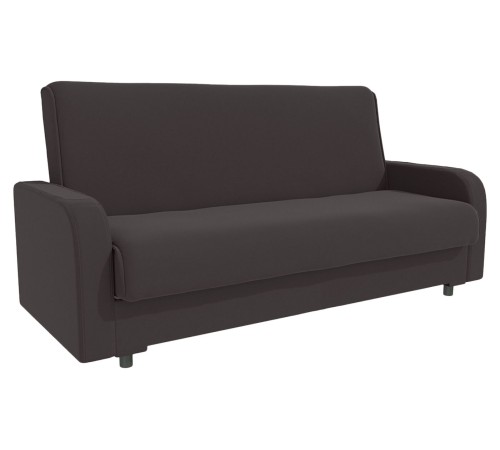 Диван Конти с подлокотниками, коричневый