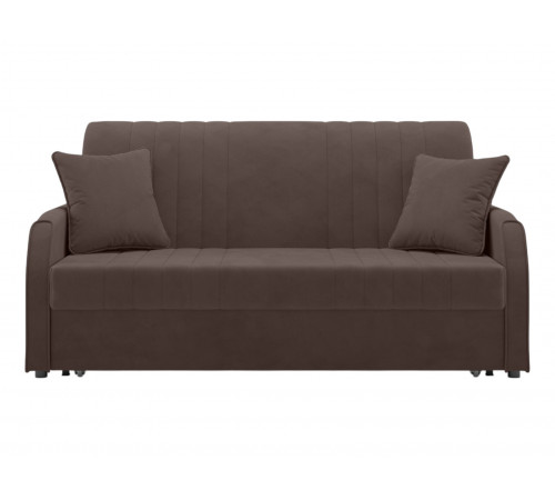 Диван Сантос 160 с ящиком, коричневый