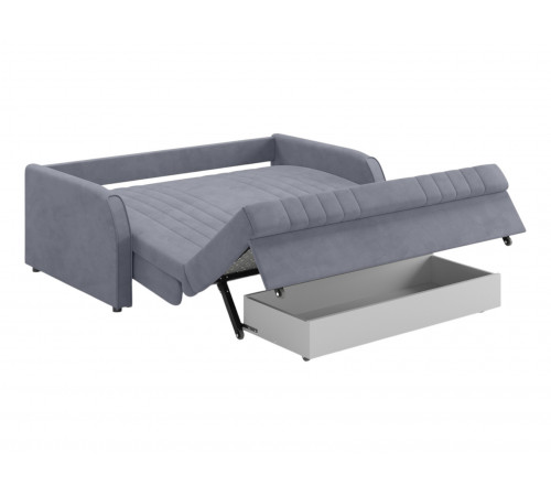 Диван Сантос 160 с ящиком, серый