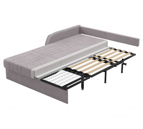 Диван Сантос 180 с ящиком, серый