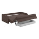 Диван Сантос 180 с ящиком, коричневый