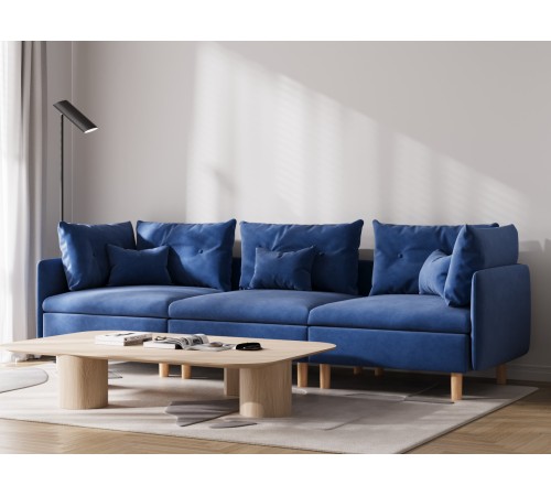 Диван Калисто Макси с подлокотниками, синий
