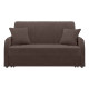 Диван Сантос 140 с ящиком, коричневый