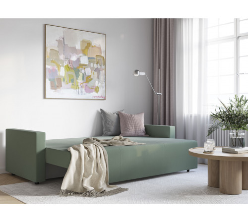 Диван Непал (рогожка), бирюзовый