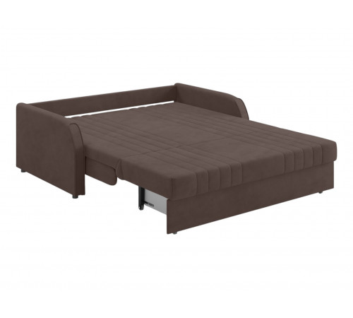 Диван Сантос 160 с ящиком, коричневый