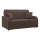 Диван Сантос 140 с ящиком, коричневый