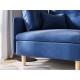 Диван Калисто Макси с подлокотниками, синий