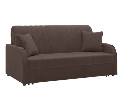 Диван Сантос 160 с ящиком, коричневый