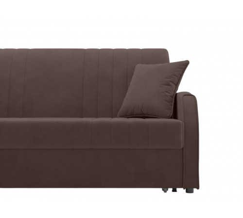 Диван Сантос 160 с ящиком, коричневый