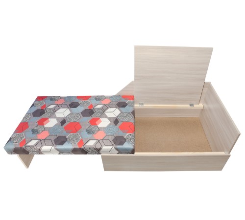 Диван Дауни, геометрия серый