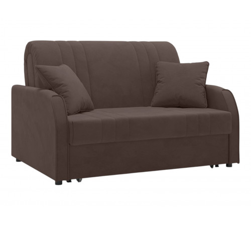 Диван Сантос 120 с ящиком, коричневый