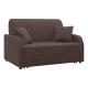 Диван Сантос 120 с ящиком, коричневый