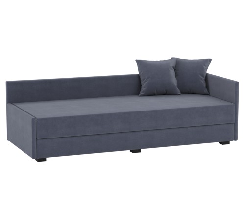 Диван Нордик (велюр), серый