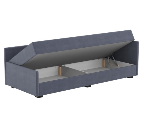 Диван Нордик (велюр), серый