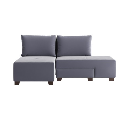 Диван Ленни 2 секции, серый