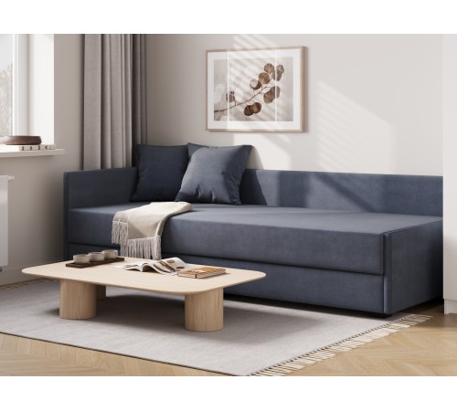 Диван Нордик (велюр), серый