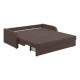 Диван Сантос 180 с ящиком, коричневый