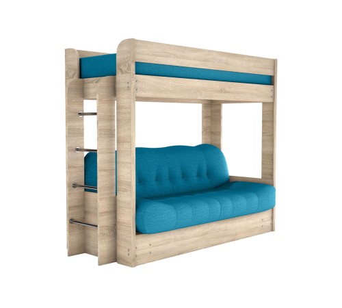 Диван Твинс двухъярусный, бирюза