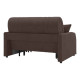 Диван Сантос 120 с ящиком, коричневый