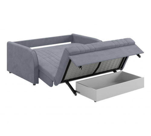 Диван Сантос 140 с ящиком, серый