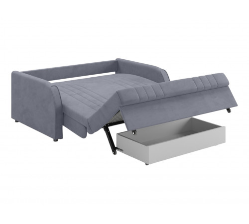Диван Сантос 140 с ящиком, серый