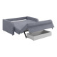 Диван Сантос 140 с ящиком, серый