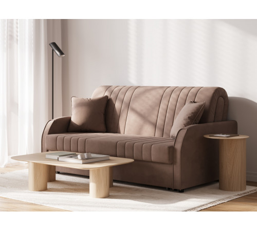 Диван Сантос 180 с ящиком, коричневый