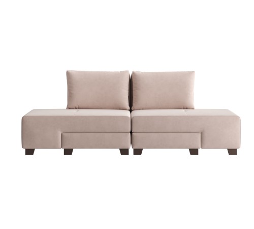 Диван Ленни 2 секции, бежевый
