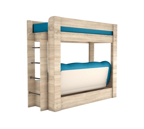 Диван Твинс двухъярусный, бирюза