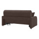 Диван Сантос 160 с ящиком, коричневый