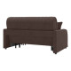 Диван Сантос 140 с ящиком, коричневый