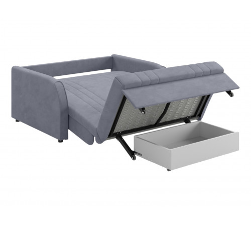 Диван Сантос 120 с ящиком, серый