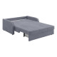 Диван Сантос 140 с ящиком, серый