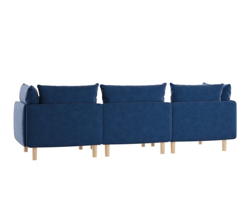 Диван Калисто Макси с подлокотниками, синий
