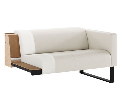 Диван Эбот Мини, белый