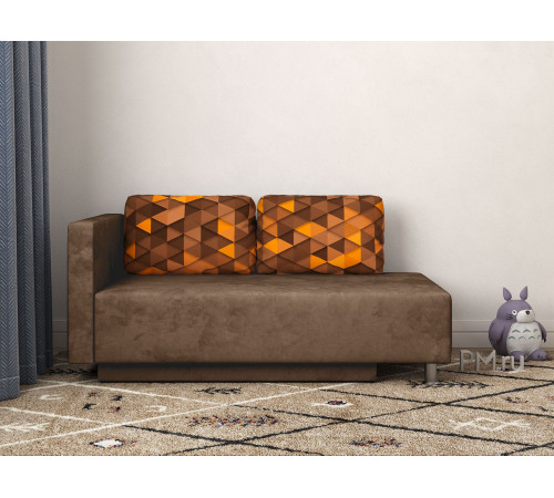 Диван Мэдисон, коричневый принт