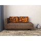 Диван Мэдисон, коричневый принт