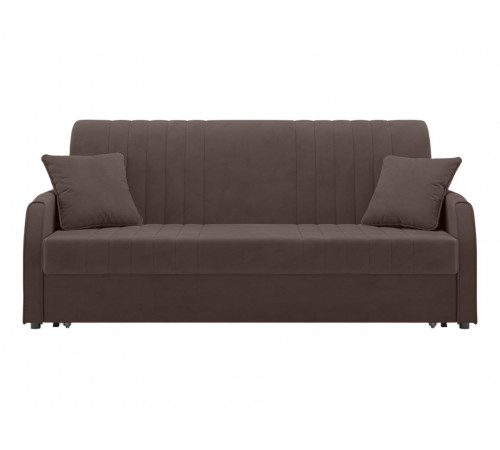 Диван Сантос 180 с ящиком, коричневый
