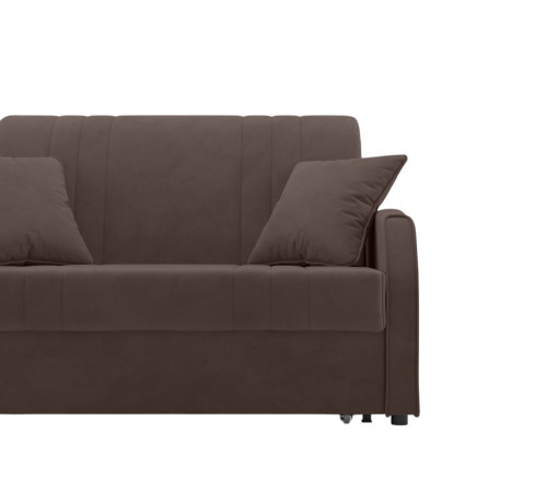 Диван Сантос 120 с ящиком, коричневый