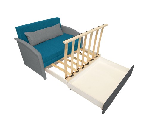 Диван Вилли, бирюзовый